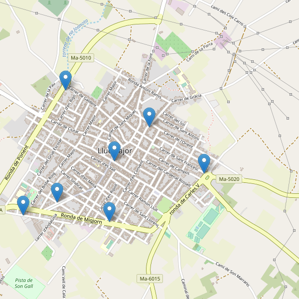 Thumbnail Mapa de supermercados en Llucmajor