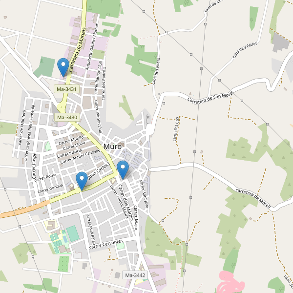 Thumbnail Mapa de supermercados en Muro