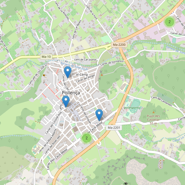 Thumbnail Mapa de supermercados en Pollença