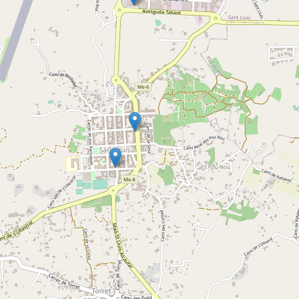 Thumbnail Mapa de supermercados en Sant Lluís