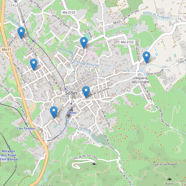 Thumbnail Mapa de supermercados en Sóller