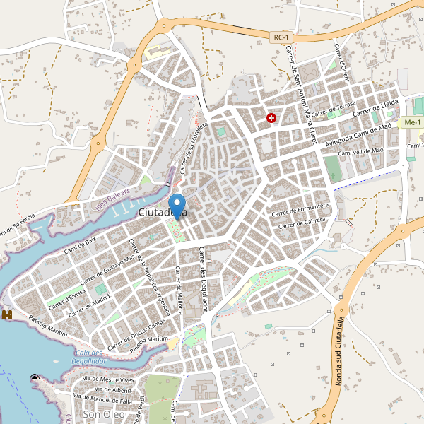 Mapa de taxi en Ciutadella Thumbnail