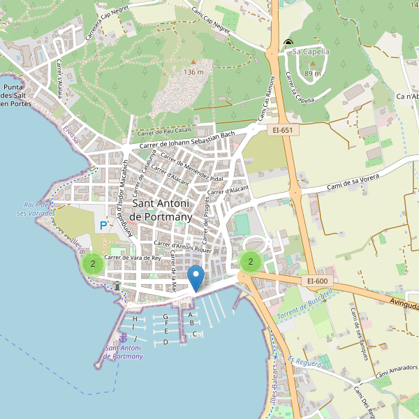 Mapa de taxi en Sant Antoni de Portmany Thumbnail