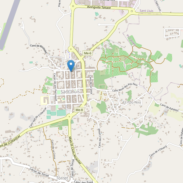 Mapa de taxi en Sant Lluís Thumbnail