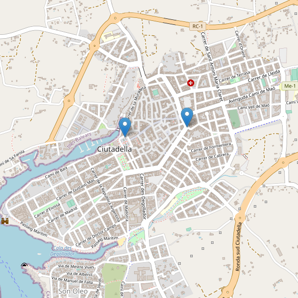 Thumbnail Mapa de teatros en Ciutadella