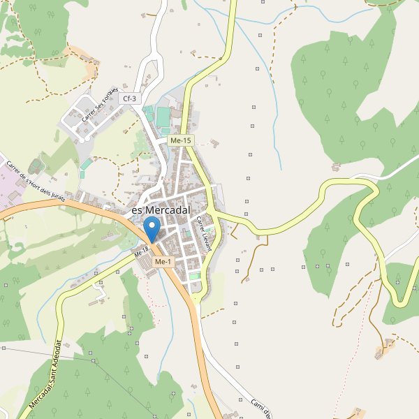 Thumbnail Mapa de teatros en es Mercadal