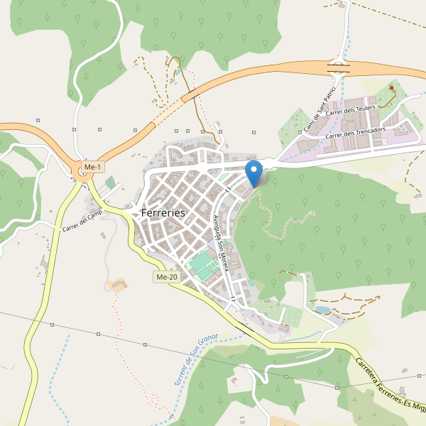 Thumbnail Mapa de teatros en Ferreries