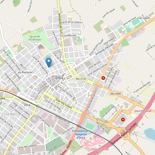 Thumbnail Mapa de teatros en Inca