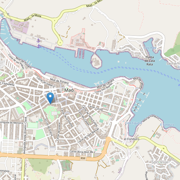 Thumbnail Mapa de teatros en Maó