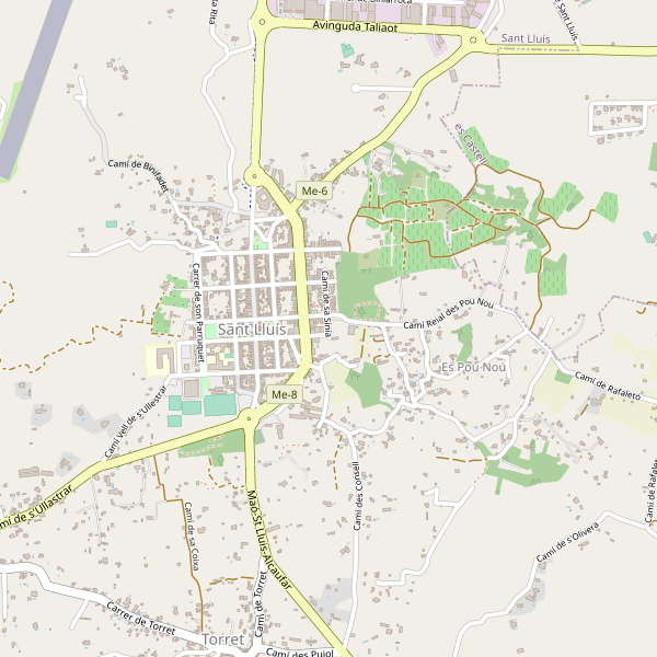 Mapa de telefonos en Sant Lluís Thumbnail