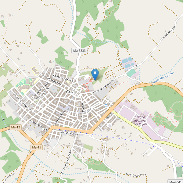 Mapa de vistas en Artà Thumbnail