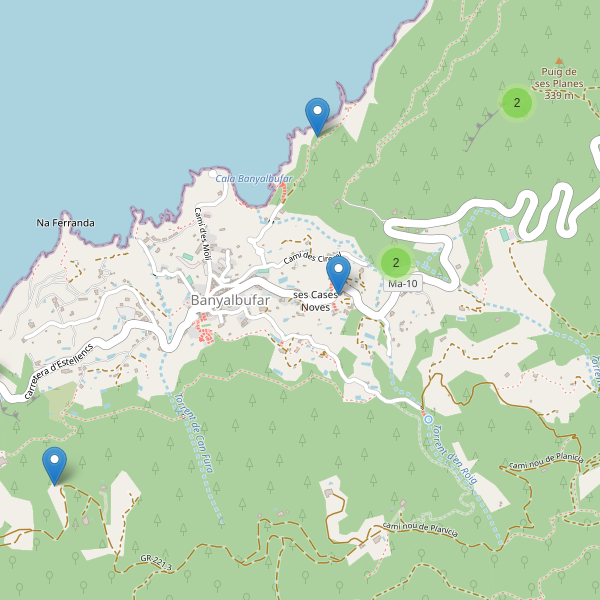 Mapa de vistas en Banyalbufar Thumbnail