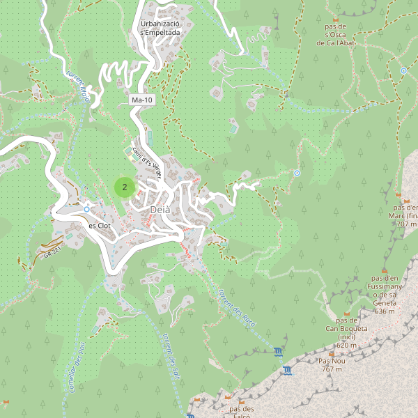 Mapa de vistas en Deià Thumbnail