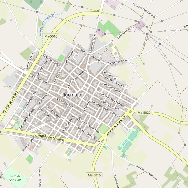 Mapa de vistas en Llucmajor Thumbnail