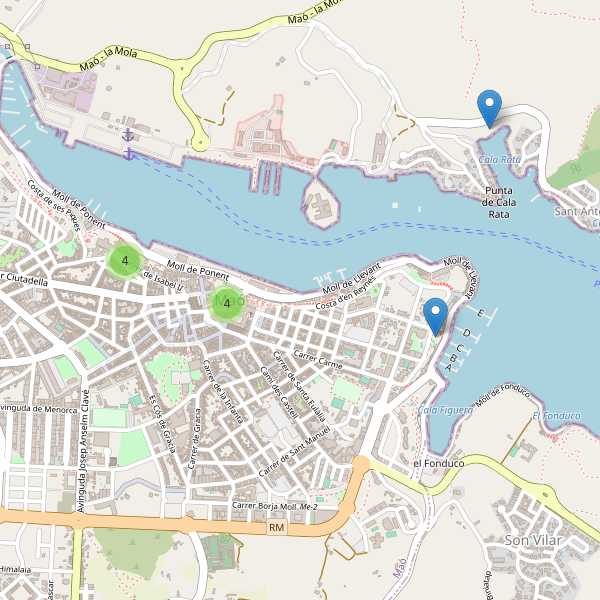 Mapa de vistas en Maó Thumbnail