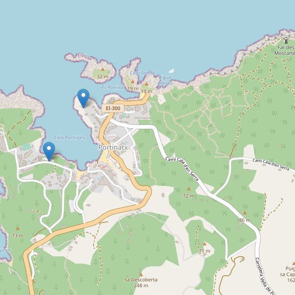 Mapa de vistas en Portinatx Thumbnail