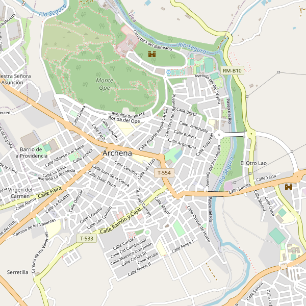 Mapa de aparcamientos-bicicletas en Archena Thumbnail