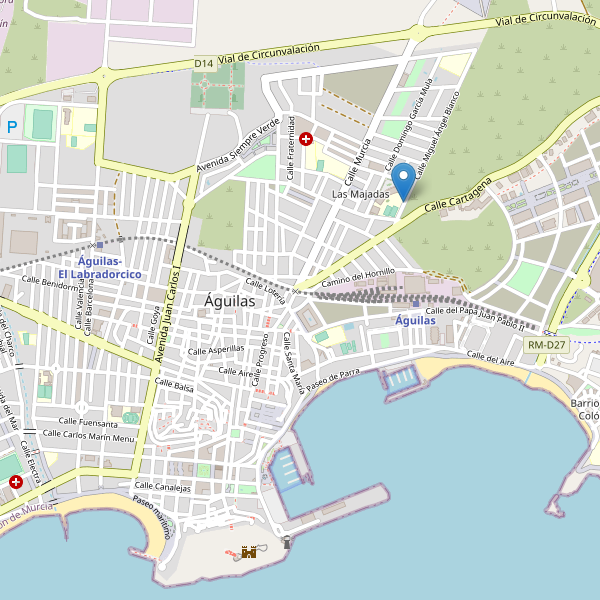 Mapa de aparcamientos-bicicletas en Águilas Thumbnail