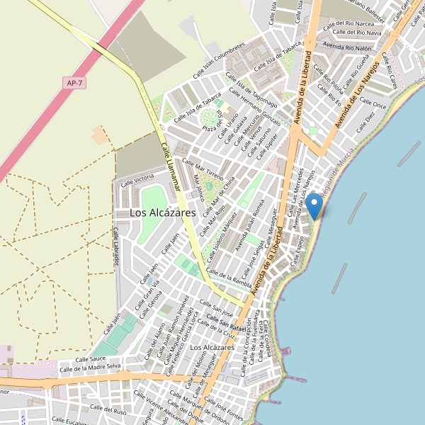 Mapa de aseos en Los Alcázares Thumbnail