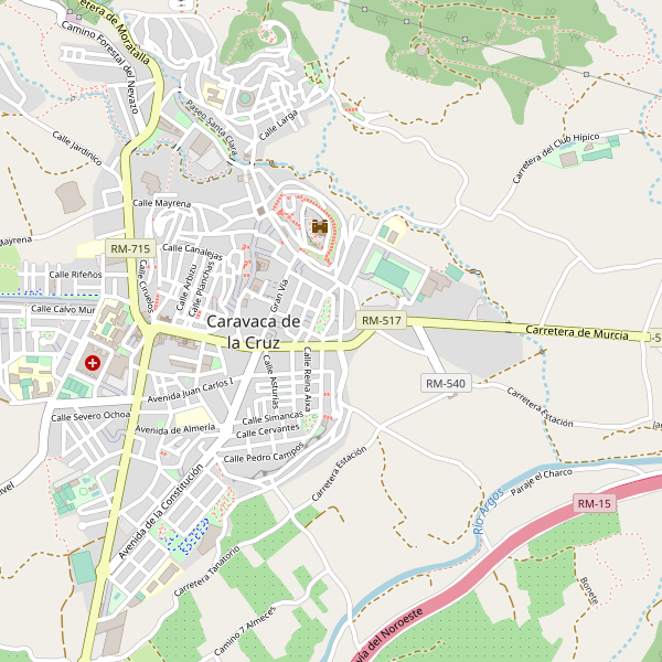 Thumbnail Mapa de cines en Caravaca de la Cruz