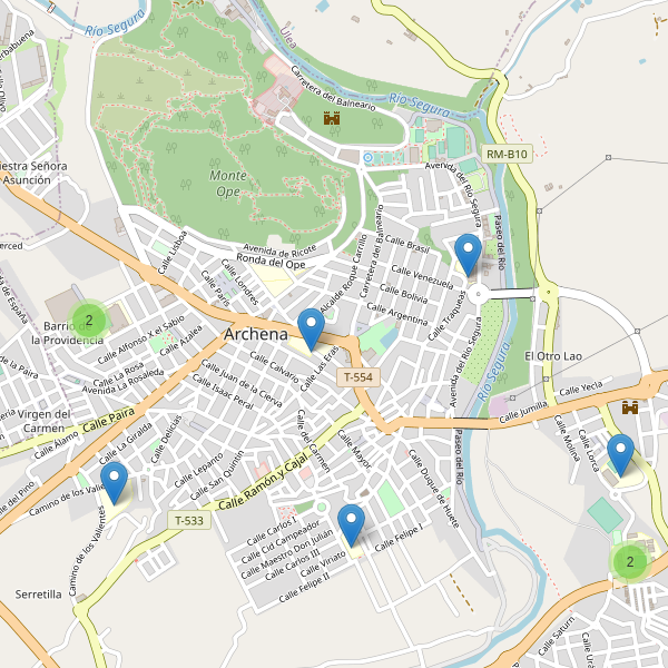 Mapa de escuelas en Archena Thumbnail