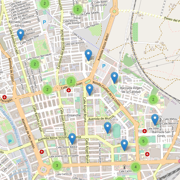 Mapa de escuelas en Cartagena Thumbnail
