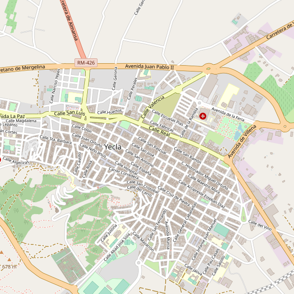 Mapa de estaciones en Yecla Thumbnail
