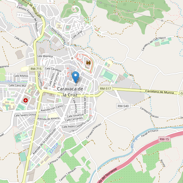 Thumbnail Mapa de hoteles en Caravaca de la Cruz
