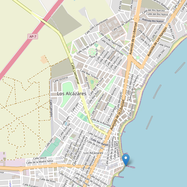 Mapa de monumentos en Los Alcázares Thumbnail
