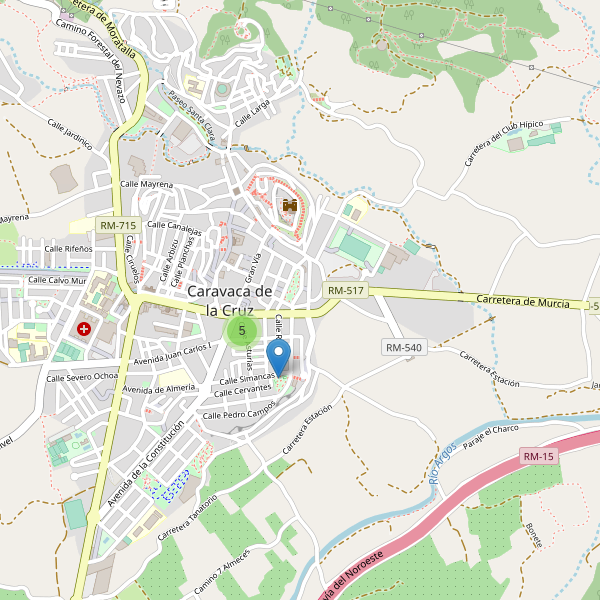 Mapa de ropa en Caravaca de la Cruz Thumbnail