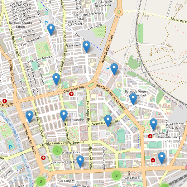 Thumbnail Mapa de supermercados en Cartagena