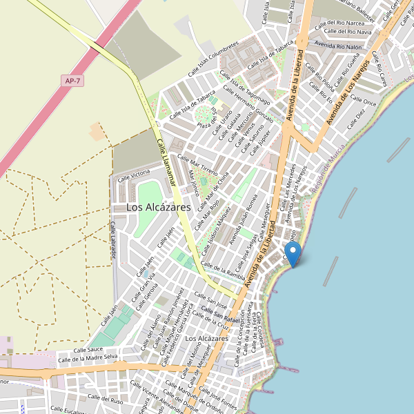Mapa de vistas en Los Alcázares Thumbnail