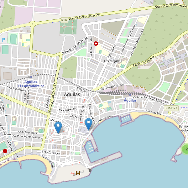 Mapa de vistas en Águilas Thumbnail