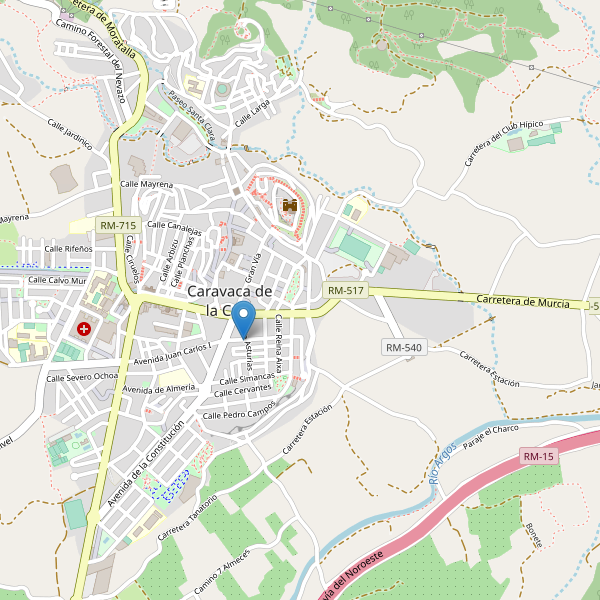 Mapa de zapatos en Caravaca de la Cruz Thumbnail