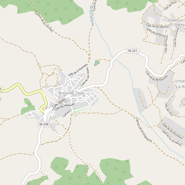 Mapa de hoteles en Brea de Tajo Thumbnail