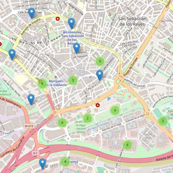 Mapa de aparcamientos-bicicletas en Alcobendas Thumbnail