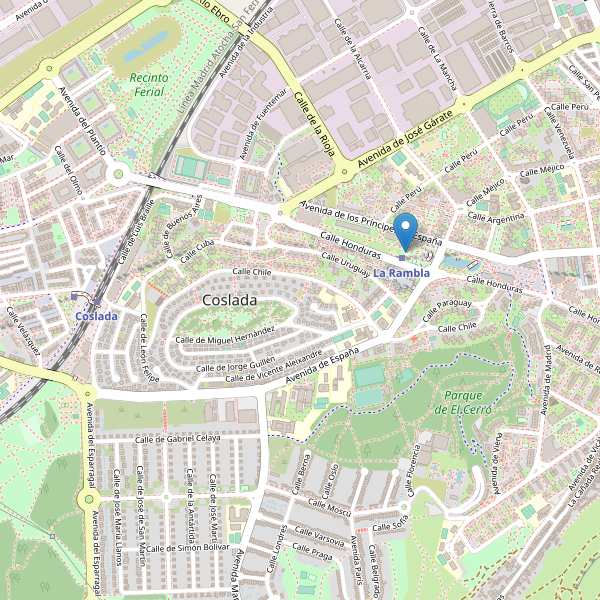 Mapa de aparcamientos-bicicletas en Coslada Thumbnail