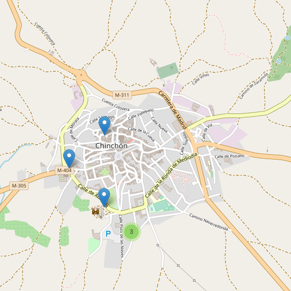 Thumbnail Mapa de aparcamientos en Chinchón