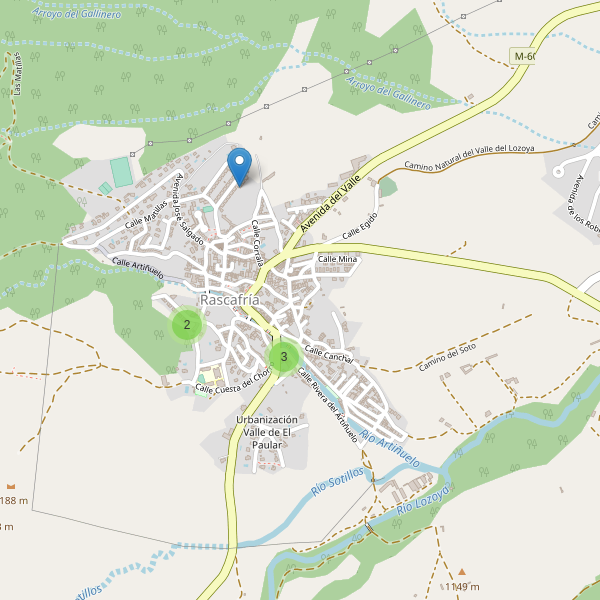 Thumbnail Mapa de aparcamientos en Rascafría