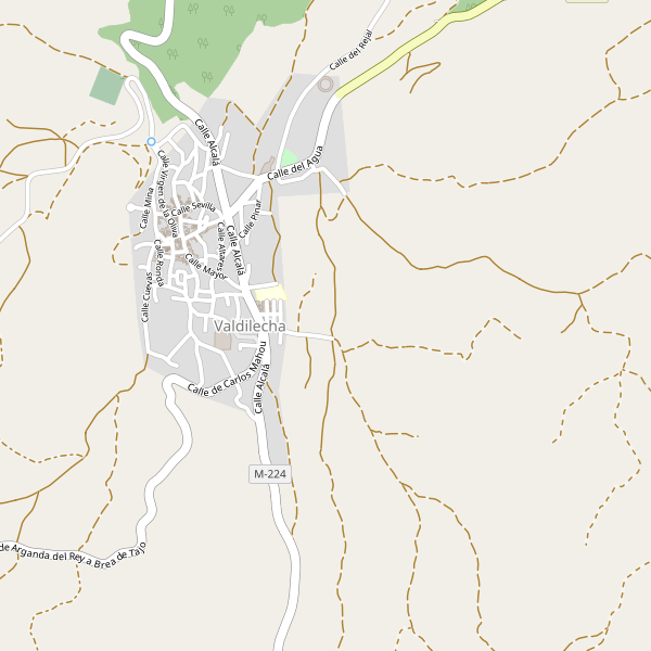 Mapa de aparcamientos en Valdilecha Thumbnail