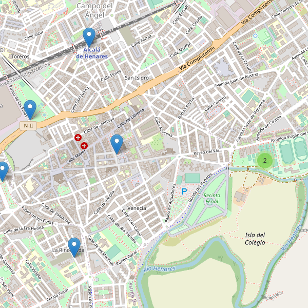 Mapa de aseos en Alcalá de Henares Thumbnail