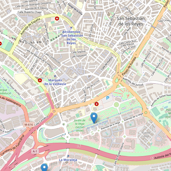 Mapa de aseos en Alcobendas Thumbnail