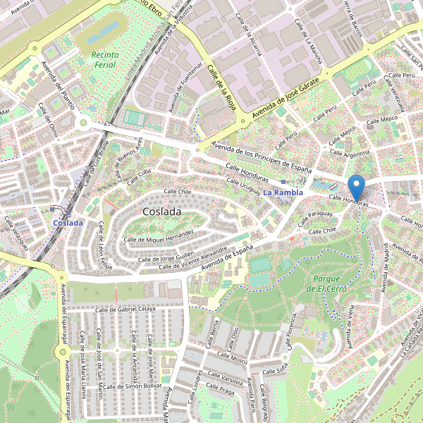 Mapa de aseos en Coslada Thumbnail