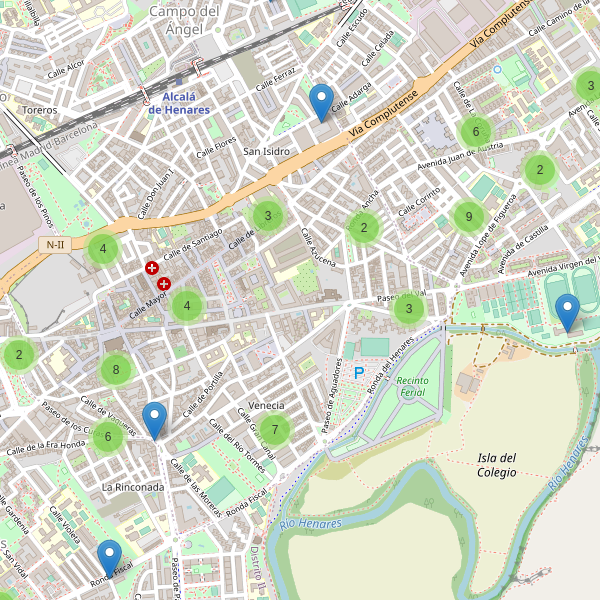 Mapa de bares en Alcalá de Henares Thumbnail