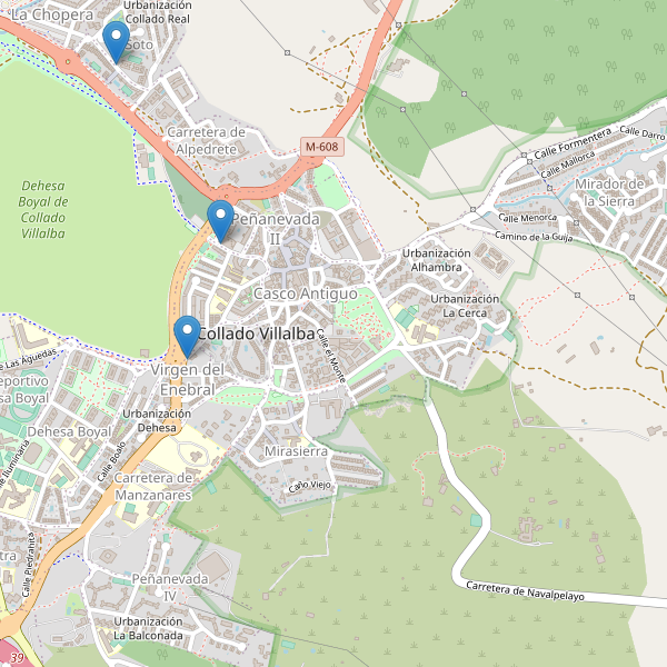 Mapa de bares en Collado Villalba Thumbnail