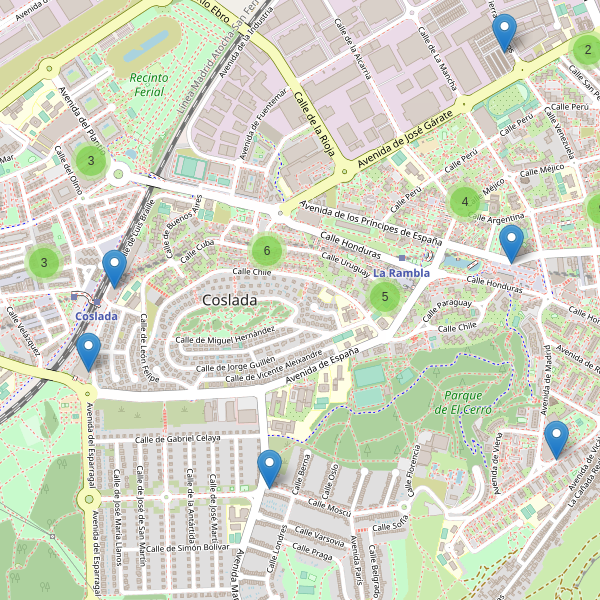 Mapa de bares en Coslada Thumbnail