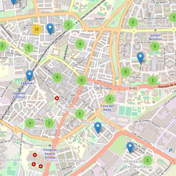 Mapa de bares en Leganés Thumbnail