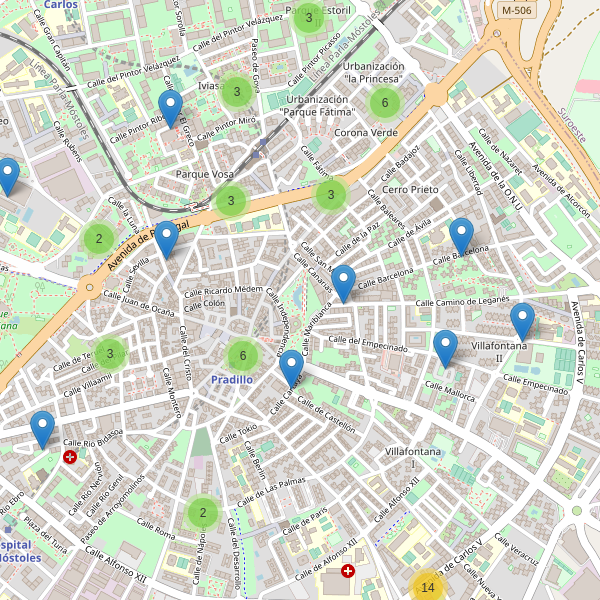 Mapa de bares en Móstoles Thumbnail