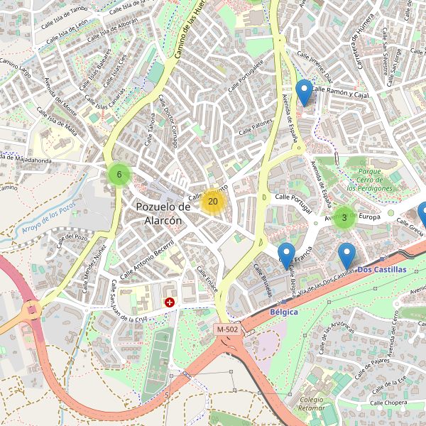 Mapa de bares en Pozuelo de Alarcón Thumbnail