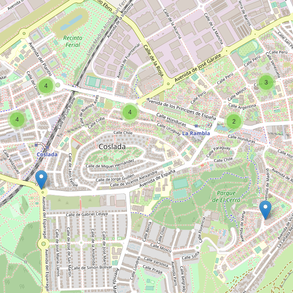 Mapa de cajeros-automaticos en Coslada Thumbnail